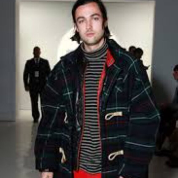 Polo Ralph Lauren Wool Tartan Plaid  Vintage Toggle Duffle Coat XL RARE - Picture 9 of 9